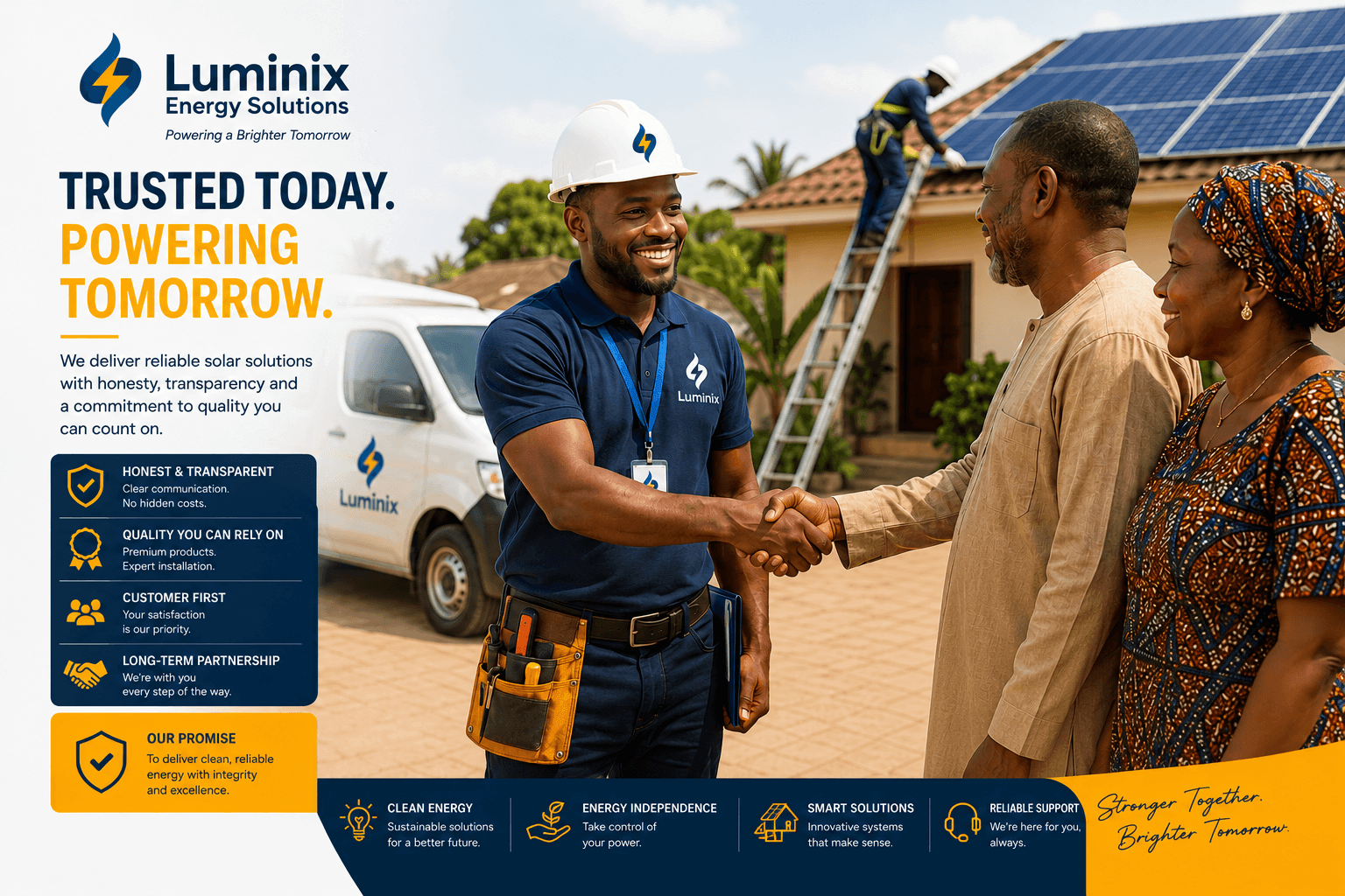 Luminix Core Values - Integrity or trust